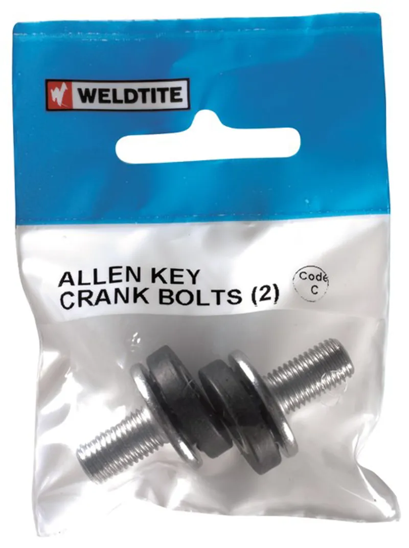 Weldtite Bikebits 08031 - Allen Key Crank Bolts in Silver